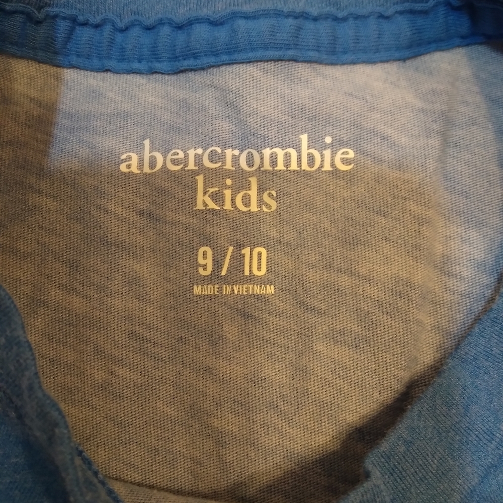Abercrombie kids Unisex size 9/10 custom bundle of 3 shirts short & long sleeve - Picture 6 of 13
